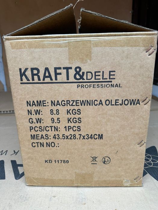 Автономний дизельний обігрівач 9кВт Kraft&Dele kd117