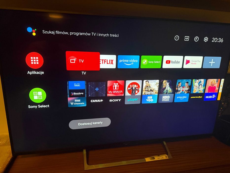 Telewizor SONY 55 cali 55XE8599 w super stanie