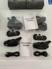 2 kits de intercomunicador para capacete de moto