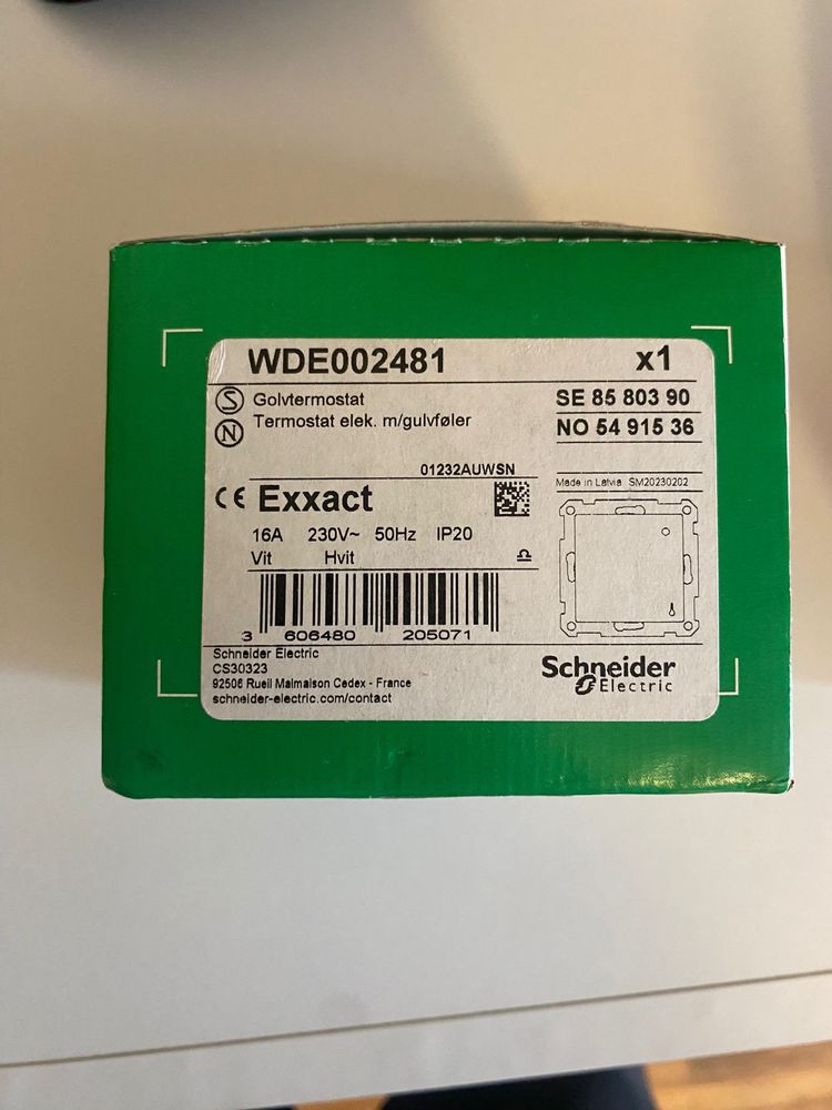 Напольный термостат Schneider Electric WDE002481 (новый)