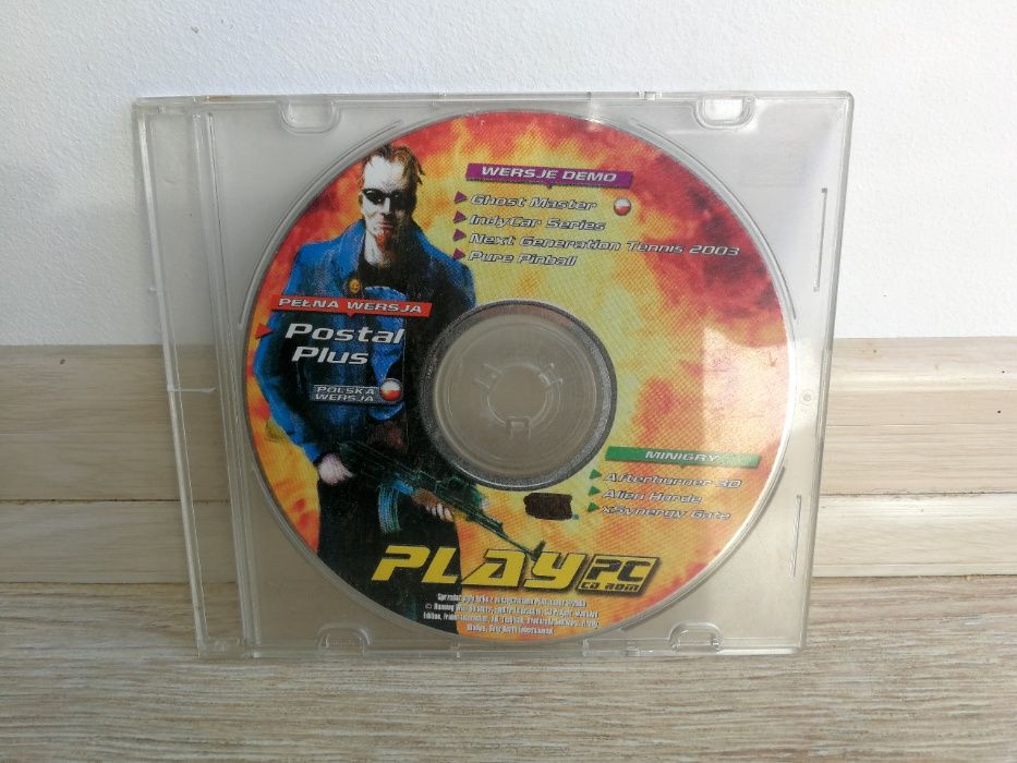 Postal Plus PC PL, gra komputerowa, retro, kultowa, CD