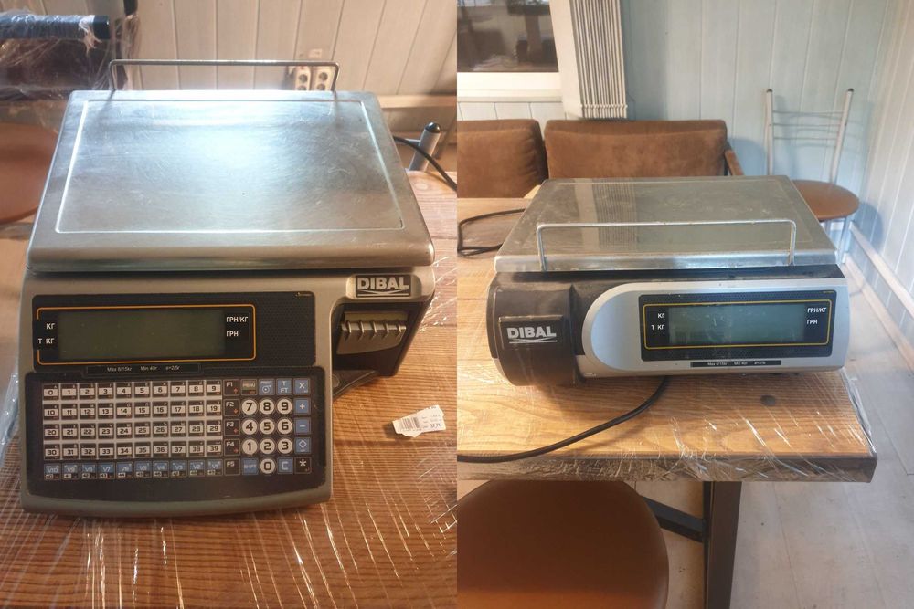 Весы чекопечатающие DIBAL M-525F бу. Весы торговые с печатью