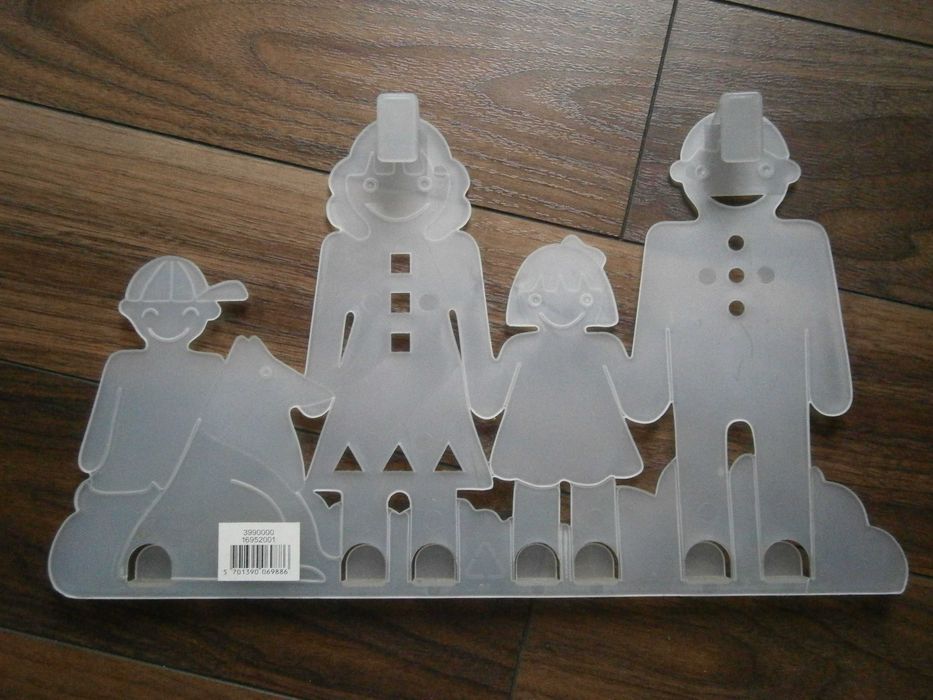 Wieszak na drzwi wieszaki  haczyki rodzina