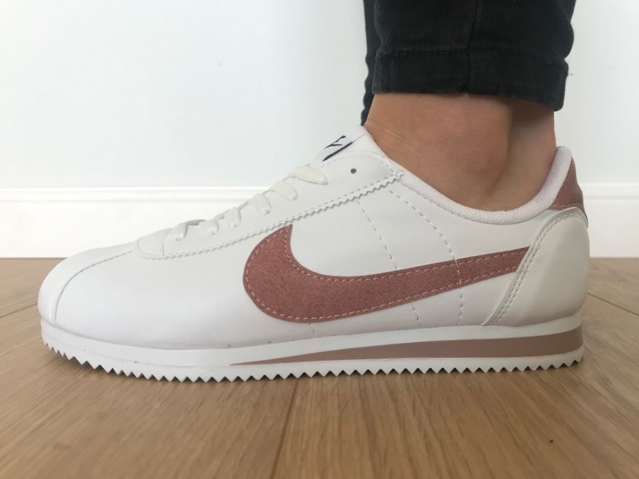 Nike Cortez/ Rozmiar 40 Białe - Różowe *WYPRZEDAŻ*