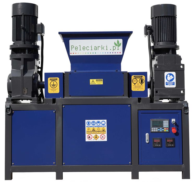 KRUSZARKA 15kW RECYKLING Drewna Płyt Tektura Plastik Tworzywa Sztuczne