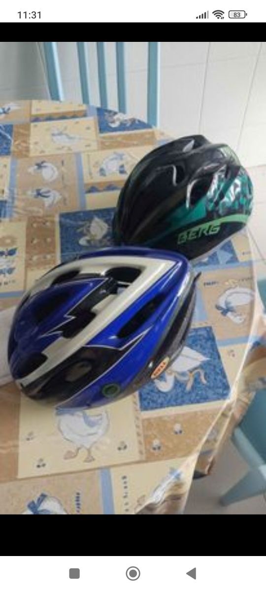 Capacetes criança bicicleta