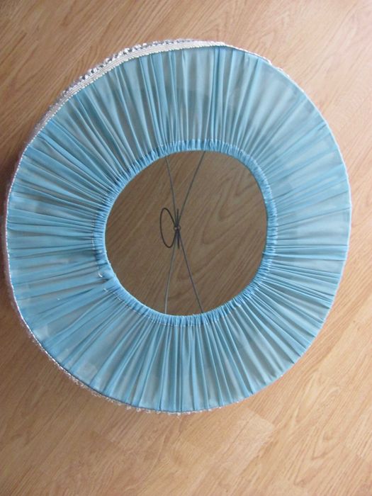 Abażur duży niebieski