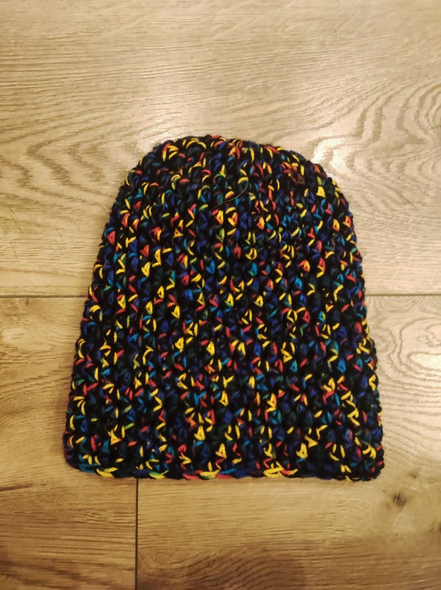 Zimowa czapka handmade JK Collection
