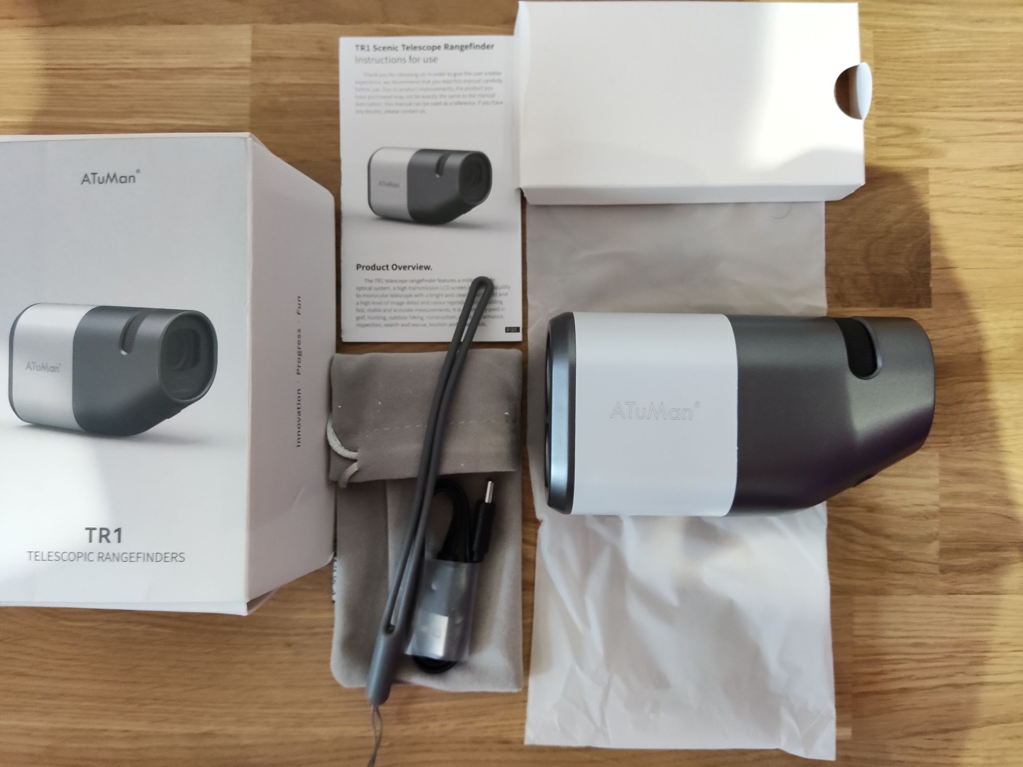 Лазерний дальномір Xiaomi AtuMan Duka TR1 1200м Акумулятор 3години