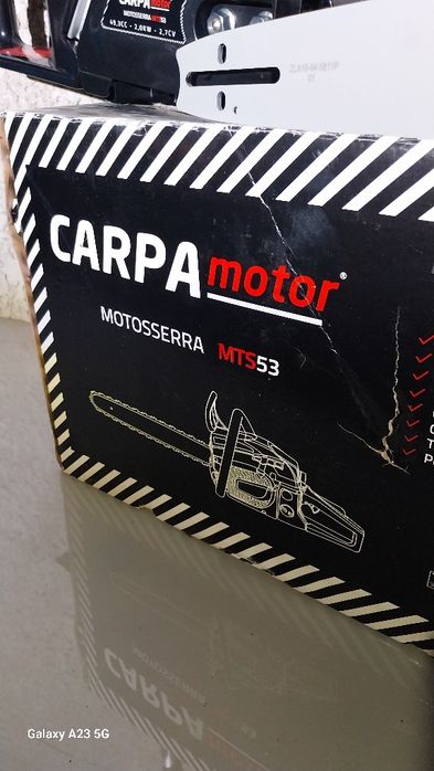 Motoserra nova marca Carpa