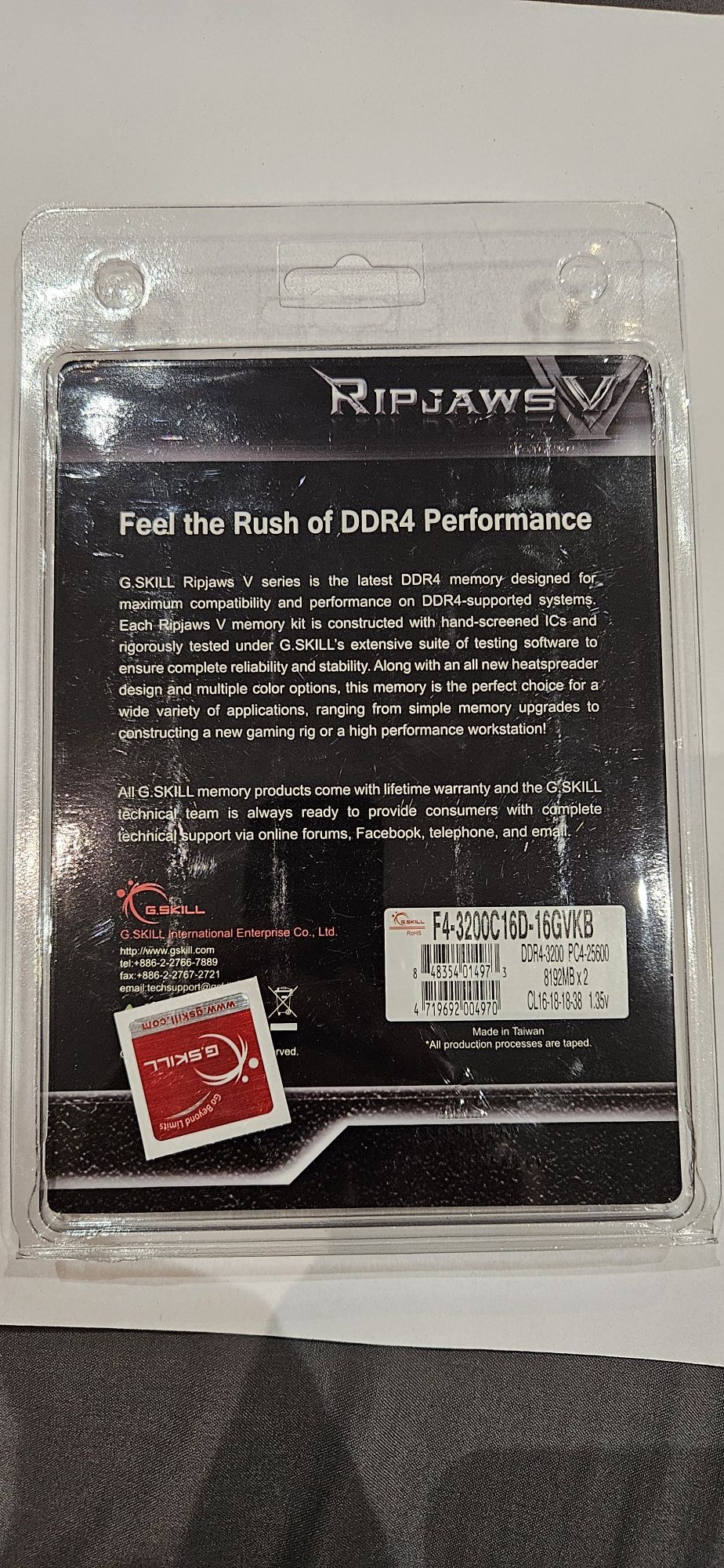 Gskill DDR4  2x 8Gb
