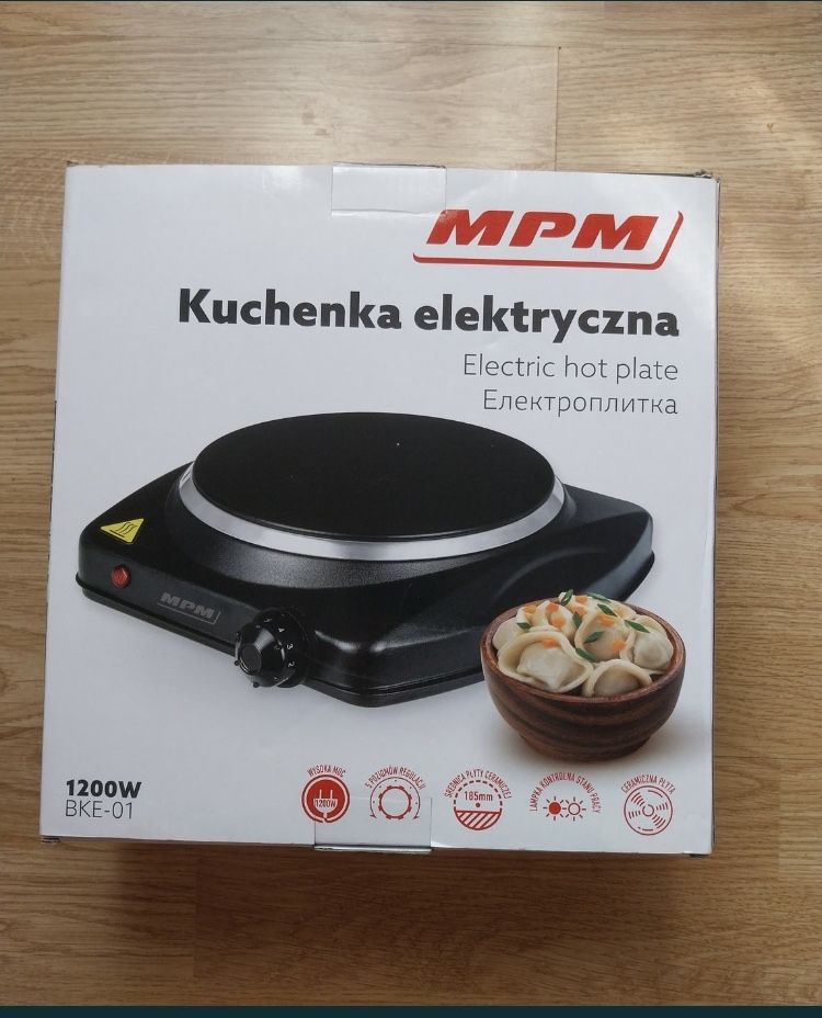 Kuchenka elektryczna MPM.Nowa z paragonem