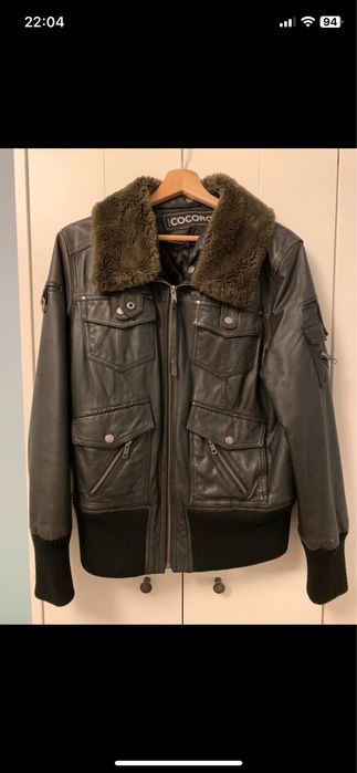 Kurtka skórzana pilotka