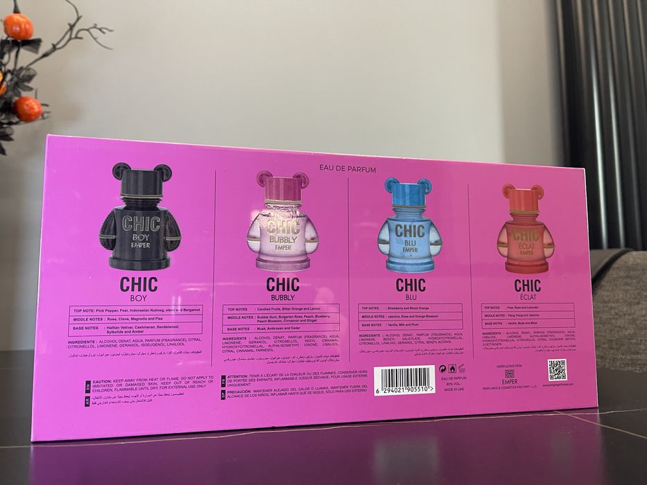 Подарунковий набір CHIC EMPER SET 4*30 мл