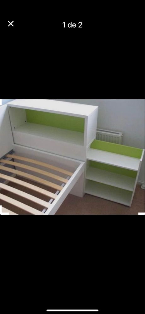 Urgente levantar até domingo Cabeceira Ikea Com arrumação