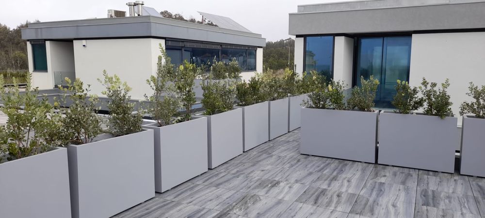 Floreira Mod. 100x30x80cm SIGNAL GREY (COMP LARG ALT)