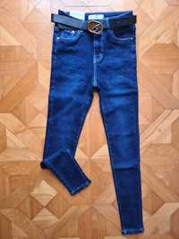 Spodnie jeansowe z suwakami skinny 36/S Goodies