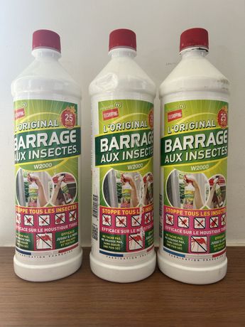 Zestaw srodkow na zwalczanie insektow Barrage Aux Insectes 3 x 1 litr