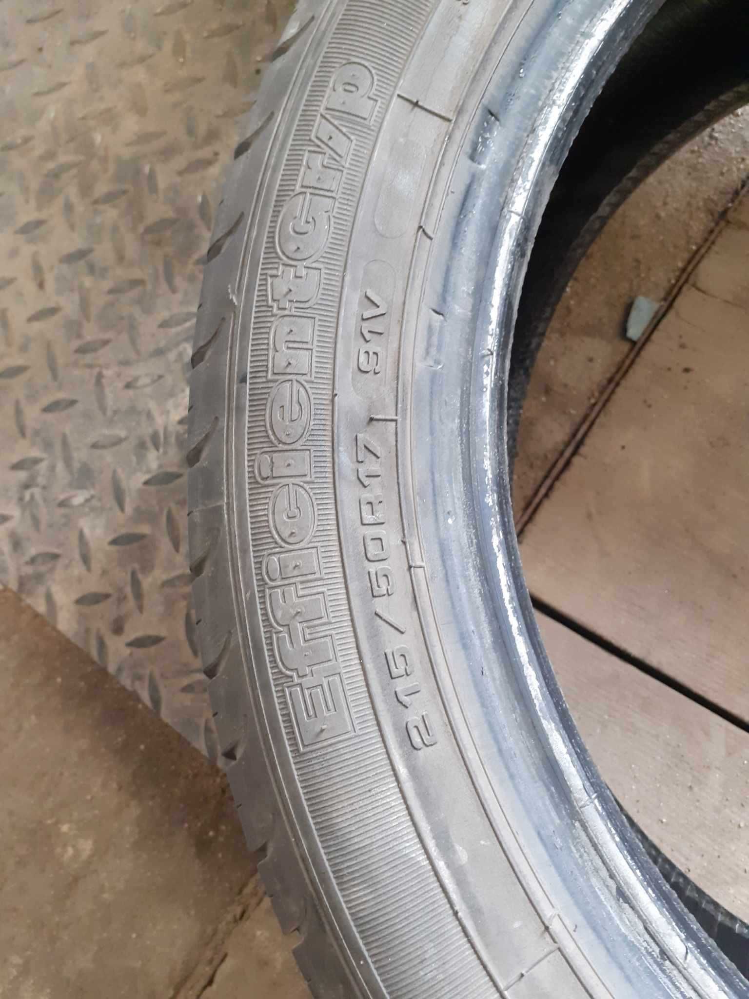 2x używane opony letnie 215/50 R17 Goodyear 5mm - możliwy montaż