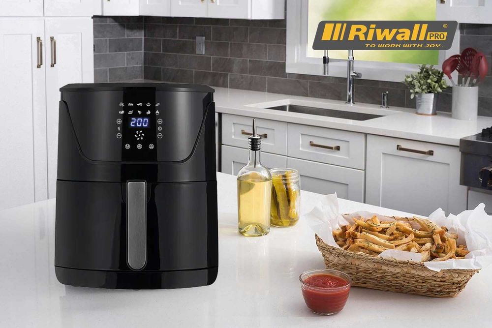 nowa frytkownica beztłuszczowa riwall air fryer 7l duża xxl rodzinna
