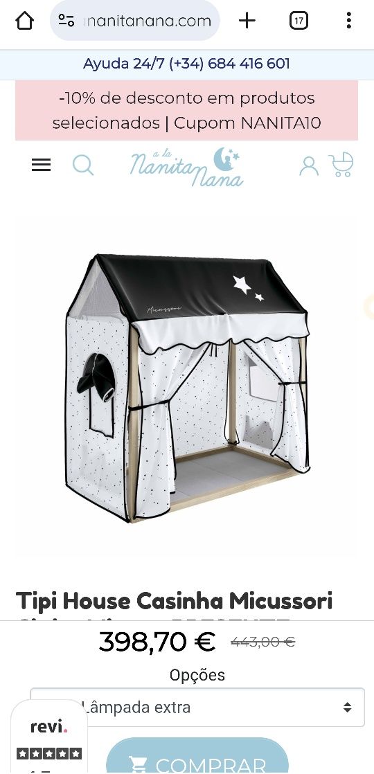 Cama de criança método Montessori
