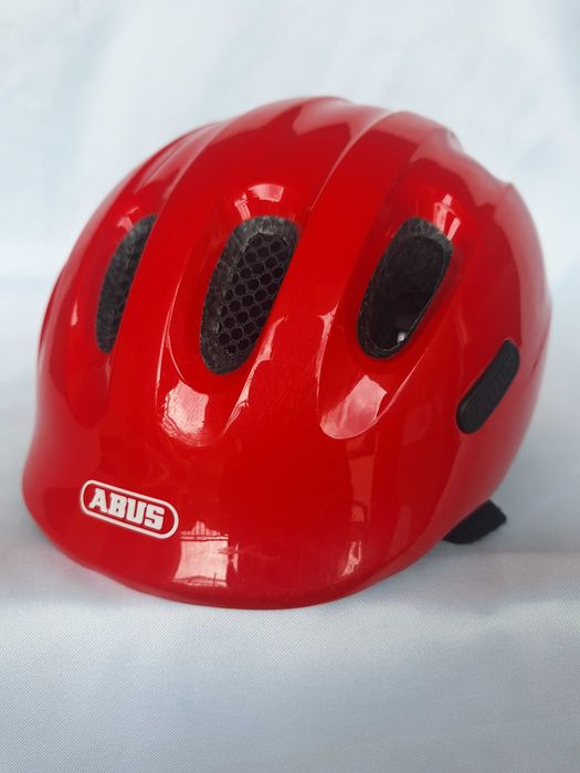 Kask rowerowy dziecięcy Abus Smiley 2.0 Shiny Red S 45-50cm