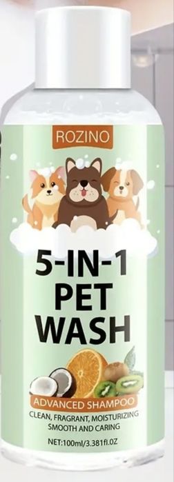 Szampon naturalny dla psa, kota Rozino