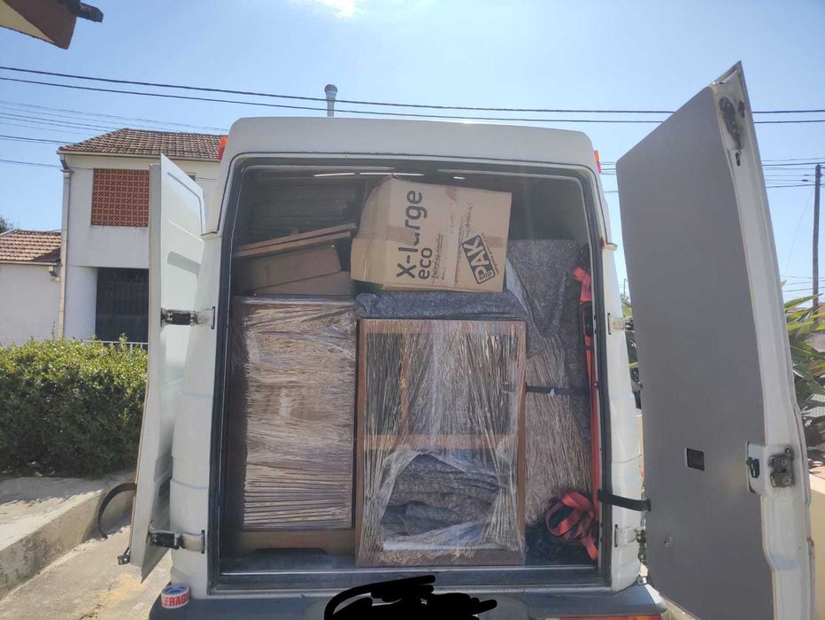 Frete / Mudança – Carrinha extra grande - Serviço profissional