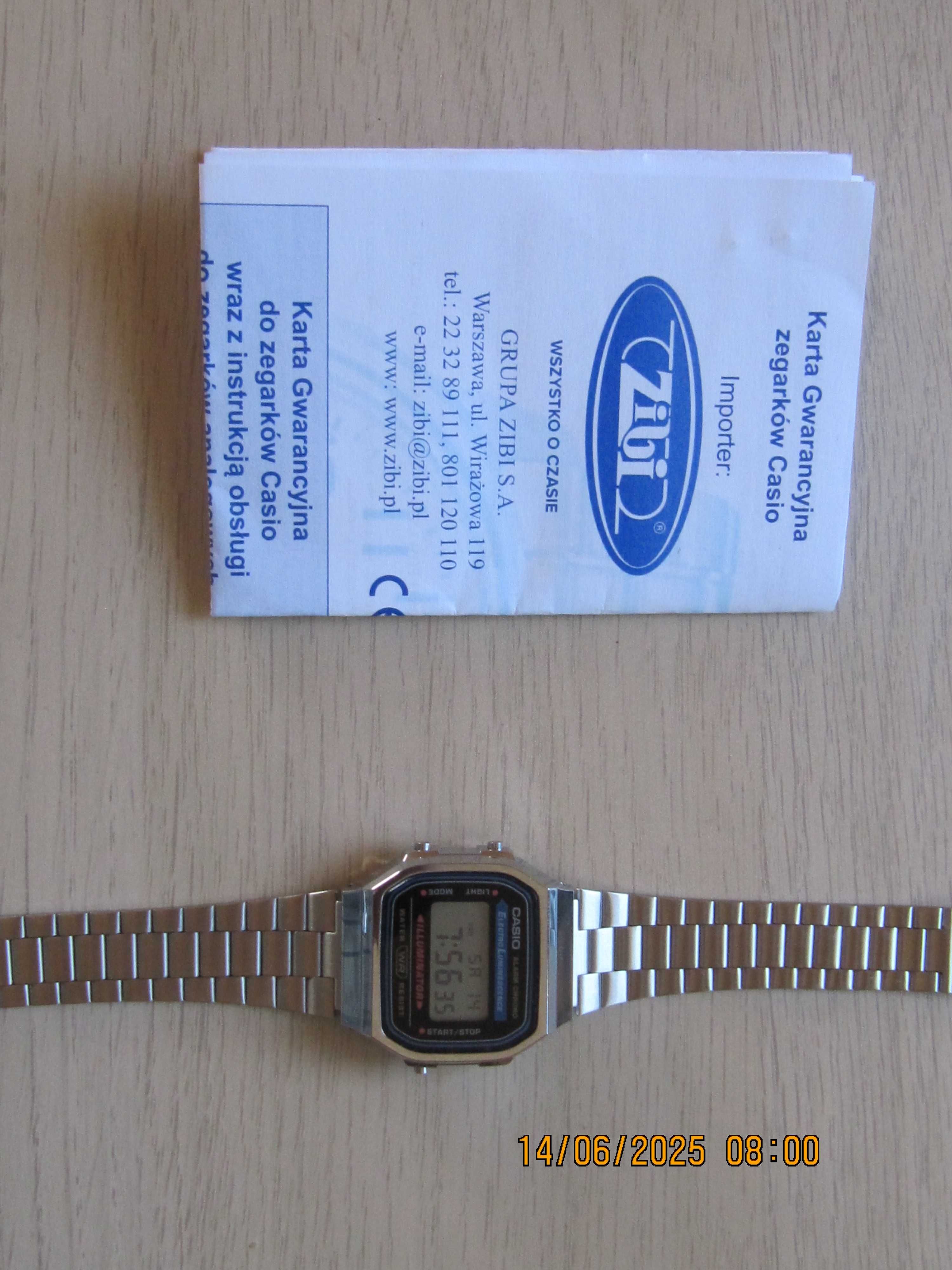 Casio A-168 nowy z gwarancją