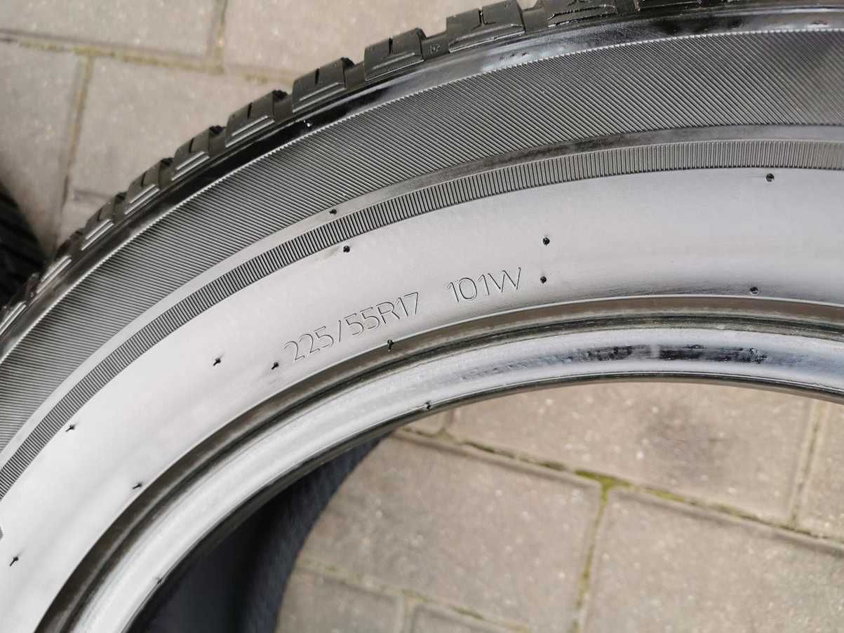 225/55 101W R17 HANKOOK Kinergy 4S2 7.5mm 2023r Całoroczne Opony 2szt