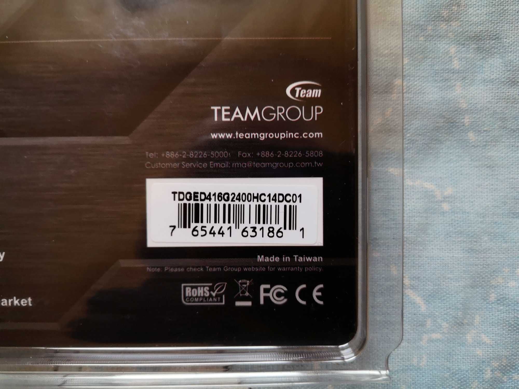 Оперативна пам'ять 2400 MHz  DDR4 Team 16Gb 2x8Gb