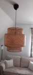 Lampa wiszaca z bambusa