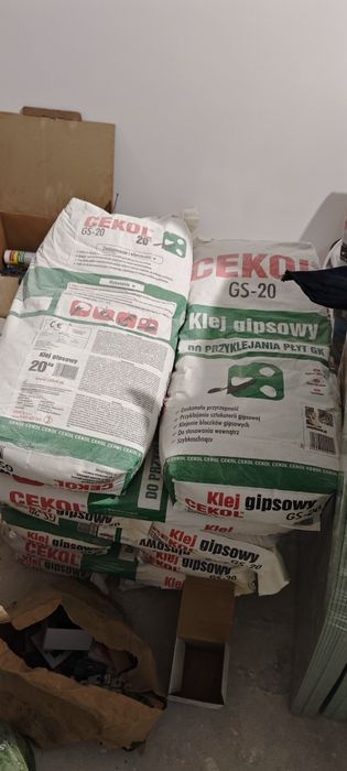 Cekol GS-20 klej gipsowy 14 worków po 20 kg