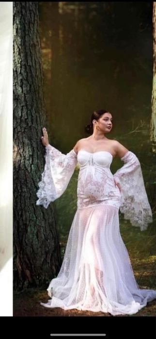 Suknia do sesji ciążowej