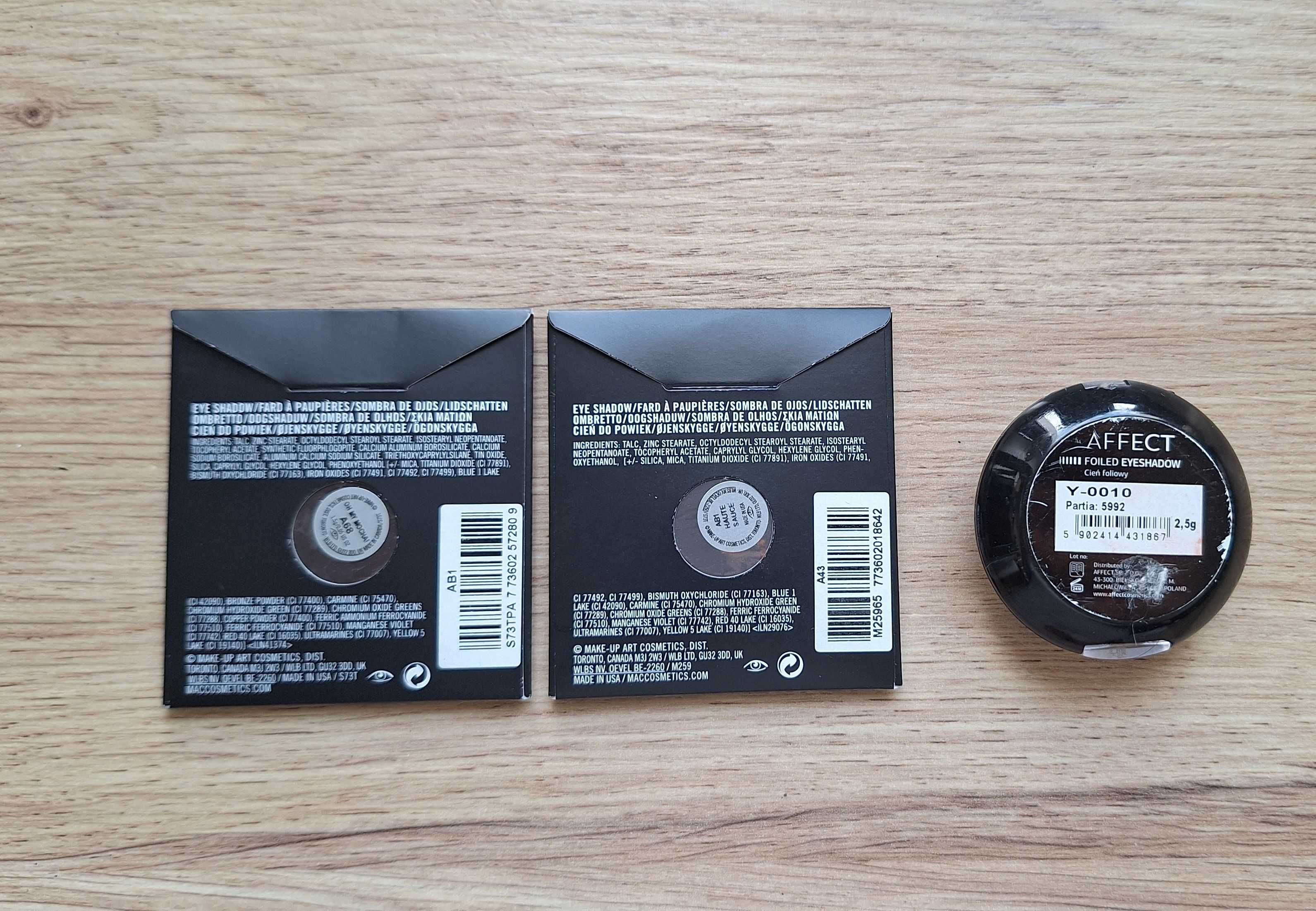 Mac Cosmetics cień Haute sauce Oh my mocha Affect Y0010 gratis
