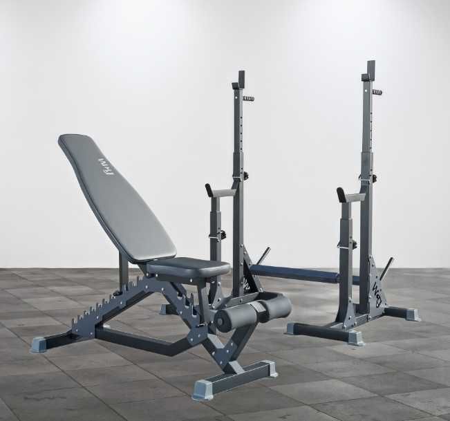 Лавка жиму регульована + Стійки для штанги X-750 Лава жима Скамья