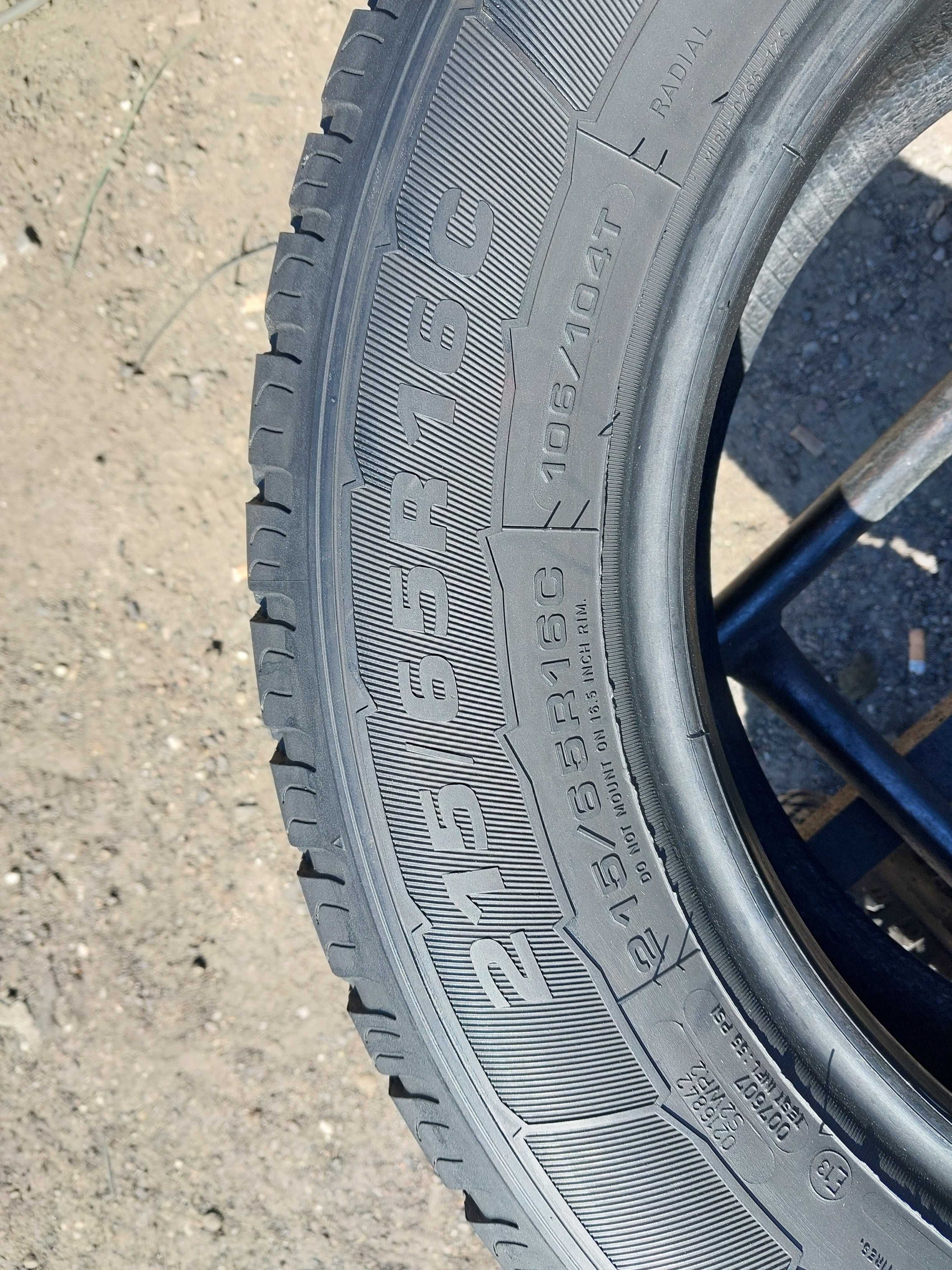 Opony letnie 215.65.16c Goodyear  7-8mm 2019 rok 800zl komplet Montaż