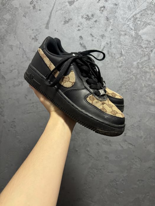 Buty nike air force custom gucci