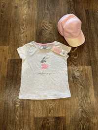 Набор на девочку 5 лет футболка кепка