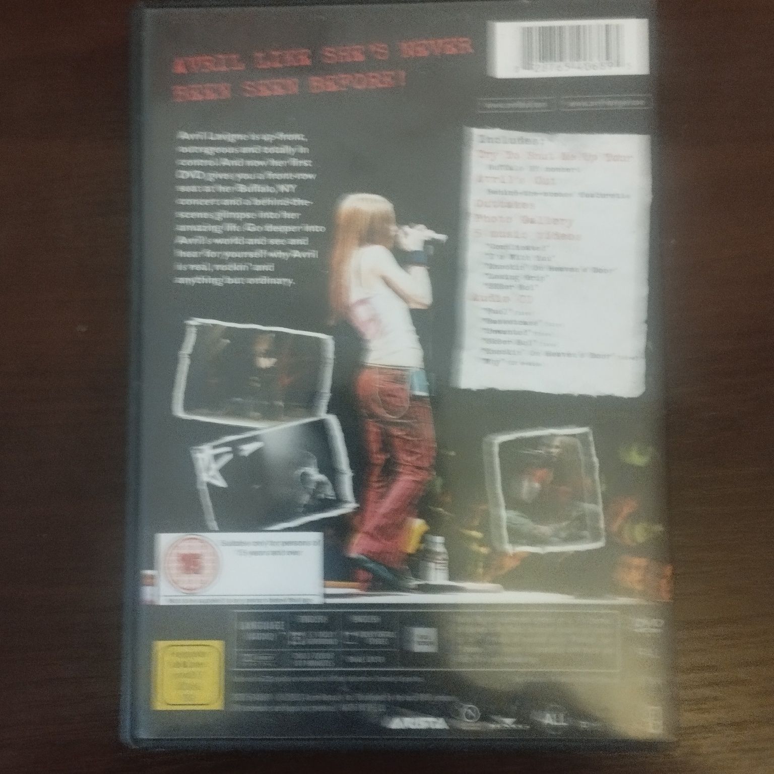 Pyta Avril Lavigne my Word I płyta Iron Maiden Deth on the roaf