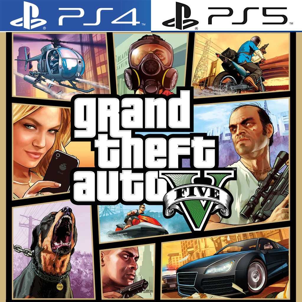 Grand Theft Auto V PS4/PS5 НЕ ДИСК ГТА The Definitive Edition Trilogy