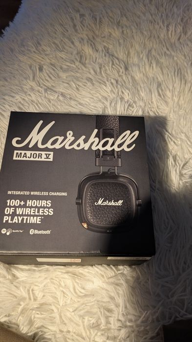 Słuchawki bezprzewodowe nauszne Marshall Major V czarne