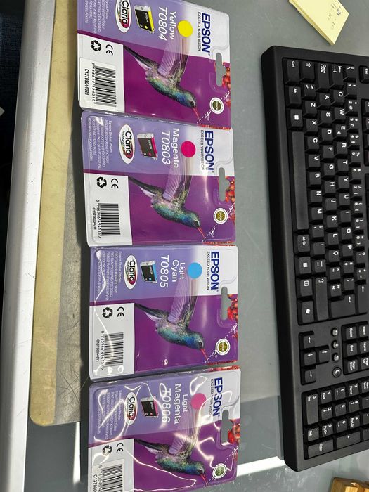 Pack 4 tinteiros impressora EPSON T0803;T0804;T0805;T0806