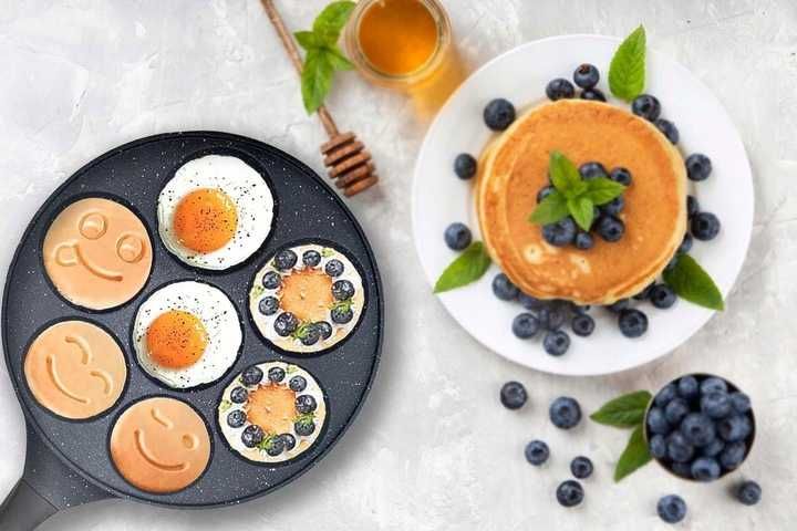 Patelnia pancakes do naleśników, jajek NA INDUKCJE! ciężka, EliteHoff