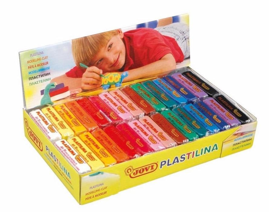 Plastelina 15 kolorów 30x50g JOVI JOVI pudełko,