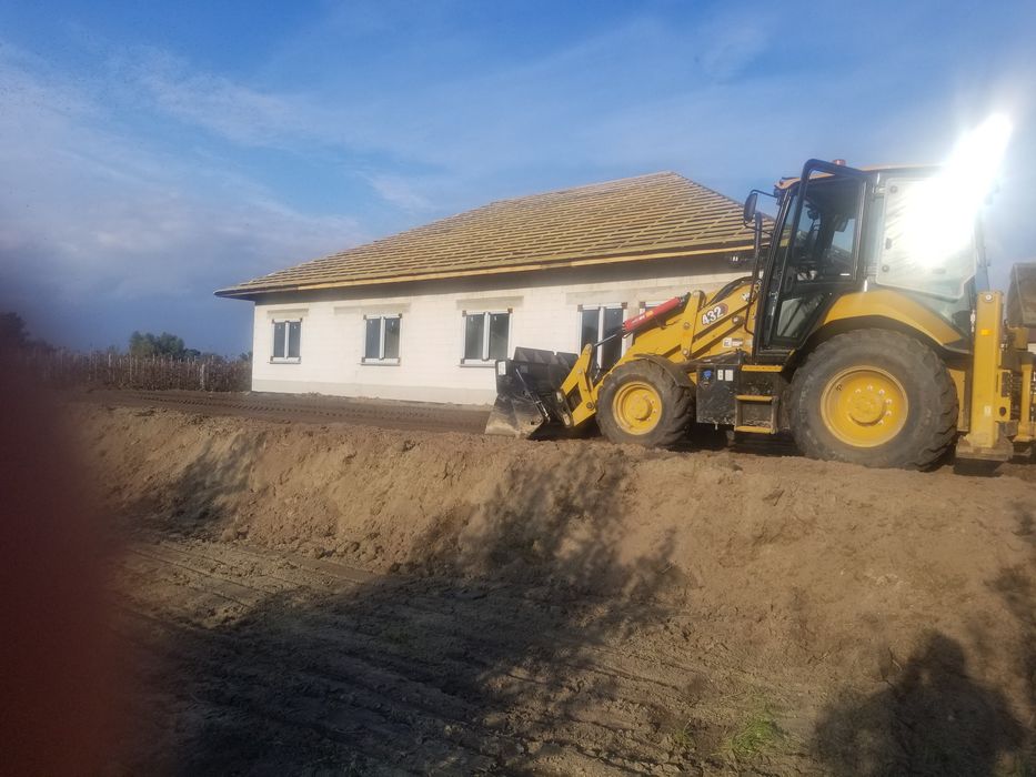 Usługi koparka koparko ładowarka szamba kompleksowo  ziemia kruszywa