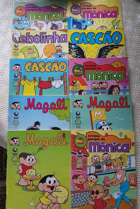 Livros de Banda Desenhada Mônica e Cebolinha