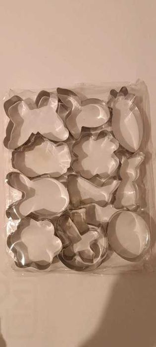 Foremki do ciastek, wykrawacze do ciaste królik, jajko, zajączek