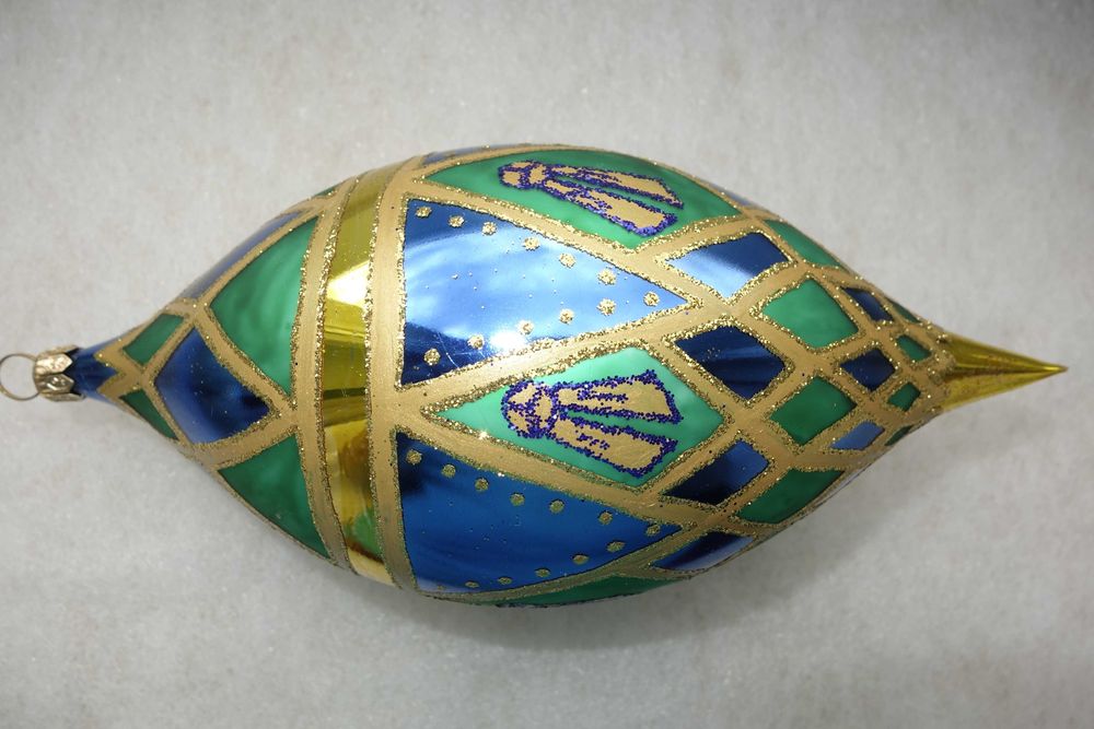 Duża szklana bombka Komozja 21cm