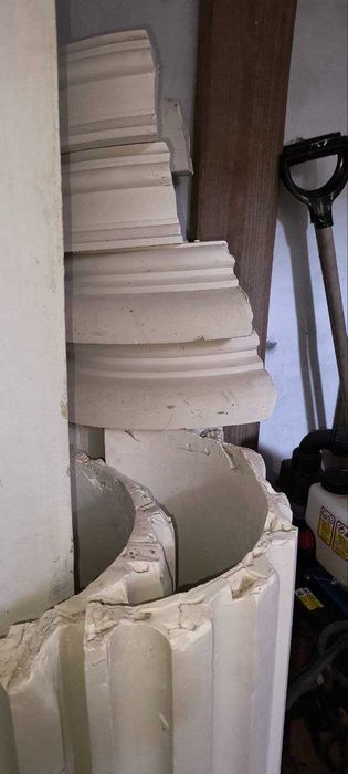 Гіпсові форми, колона